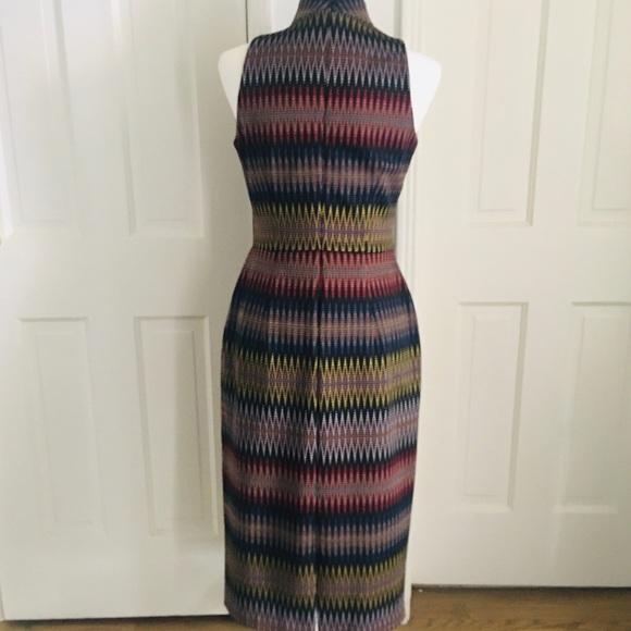 Maggy London high neckline bodycon stretch dress 6 - Picture 4 of 7